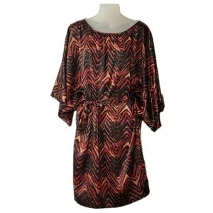 Michael Kors Zebra Print Tie Dress